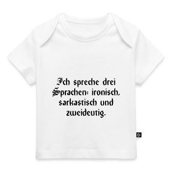 Lustiger Spruch - Baby Premium Organic T-Shirt - Hellrosa - Vorne