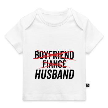 Boyfriend Fiancé Husband - Baby Premium Organic T-shirt - light pink - Front