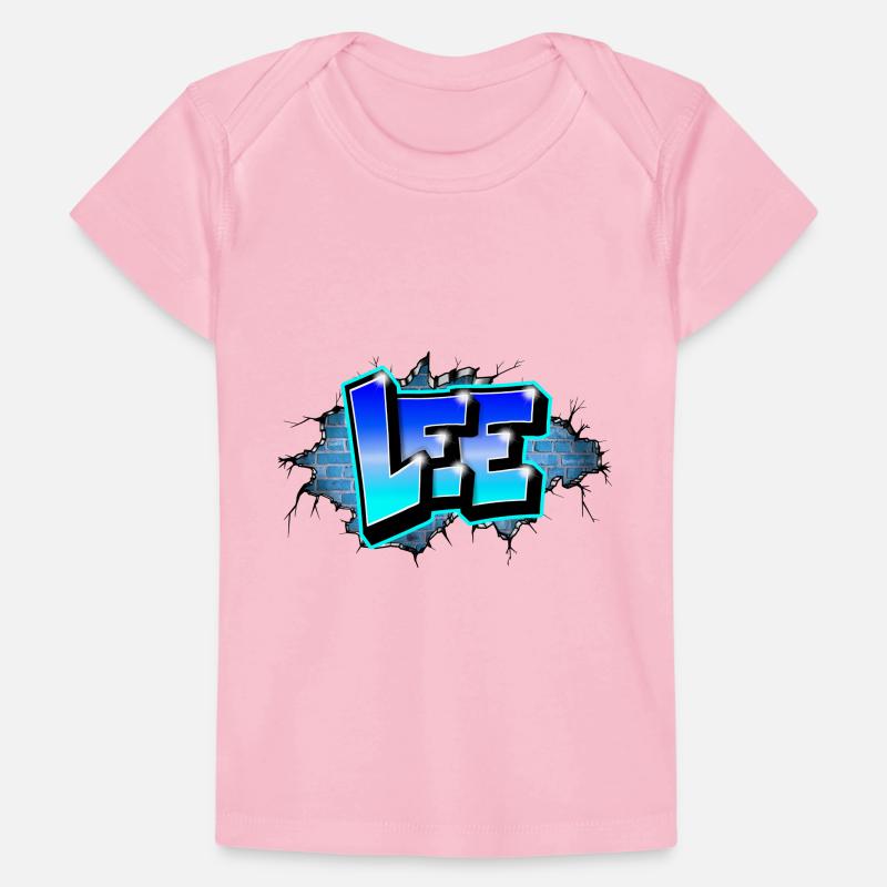 Graffiti LEE Blue Brick Risse Baby Premium Organic T-Shirt