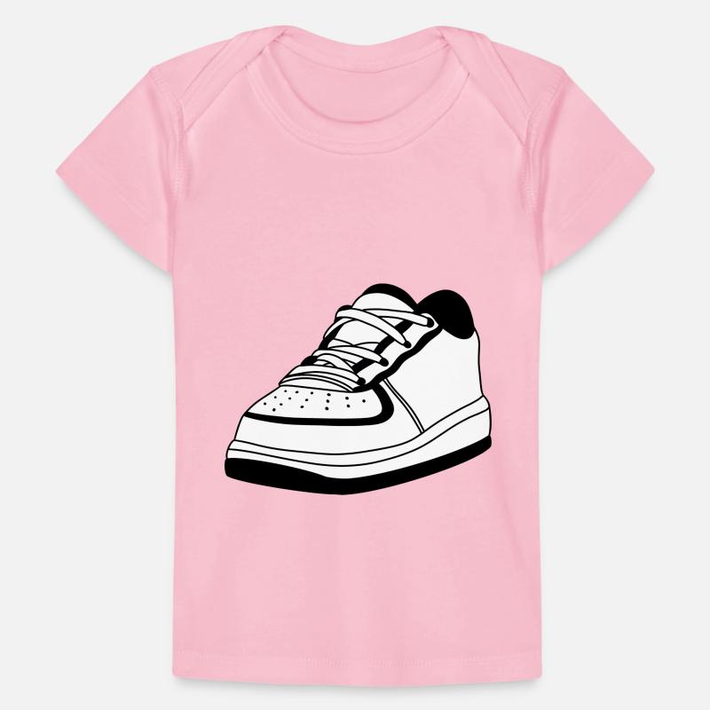 Sneaker noir T-shirt Premium bébé bio