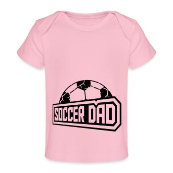 Champion sportif Soccer Papa - T-shirt Premium bébé bio - rose clair - Devant