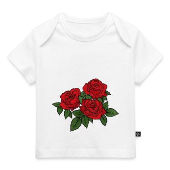 Rote Rosen - Baby Premium Organic T-Shirt - Hellrosa - Vorne
