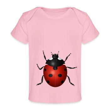 Coccinelle - T-shirt Premium bébé bio - rose clair - Devant