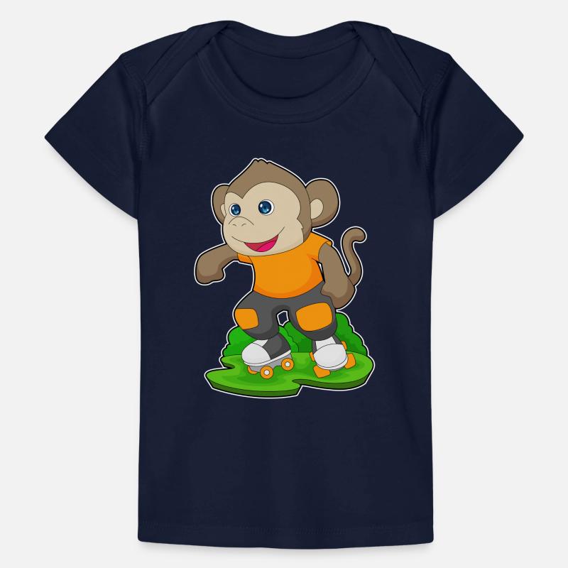Monkey Rollers Rollers Rollers T-shirt Premium bébé bio