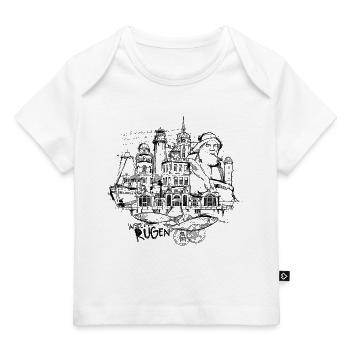 Rügen Zeichnung - Baby Premium Organic T-Shirt -  - Vorne