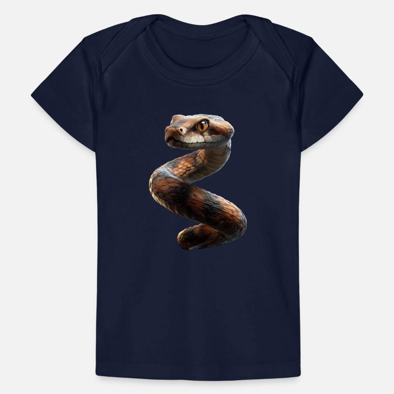 serpent, python, cobra, serpent à sonnettes, serpents T-shirt Premium bébé bio