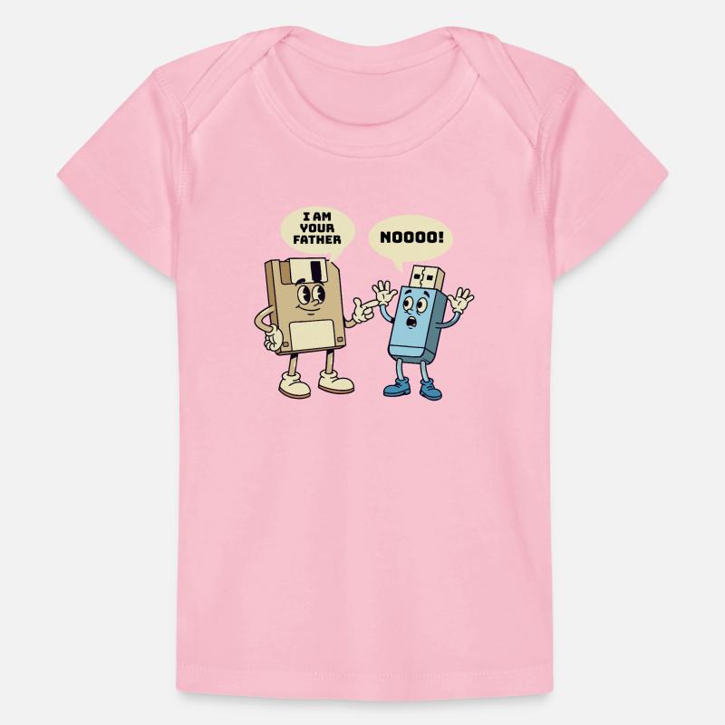 Ich bin dein Vater Diskette Technik Humor Baby Premium Organic T-Shirt
