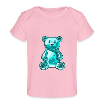 Gummibär Türkis - Baby Premium Organic T-Shirt - Hellrosa - Vorne