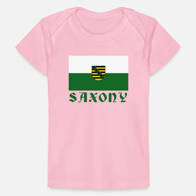 Conception de l’emblème du drapeau de la Saxe T-shirt Premium bébé bio