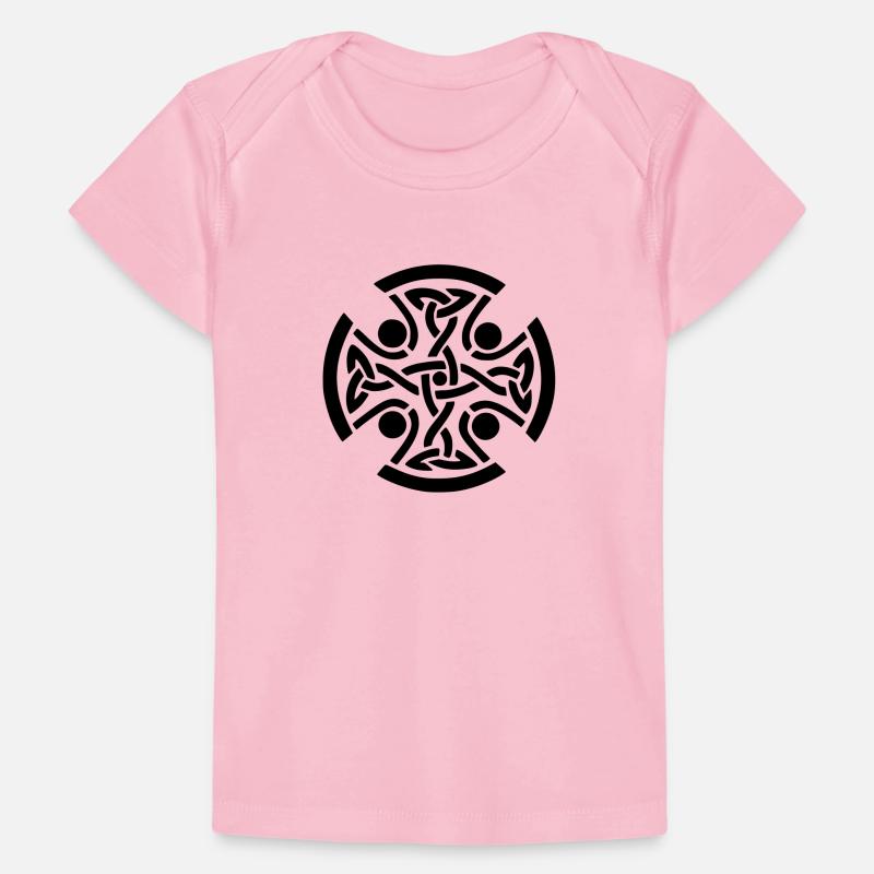 conception d'impression de dessin de symbole celtique antique T-shirt Premium bébé bio