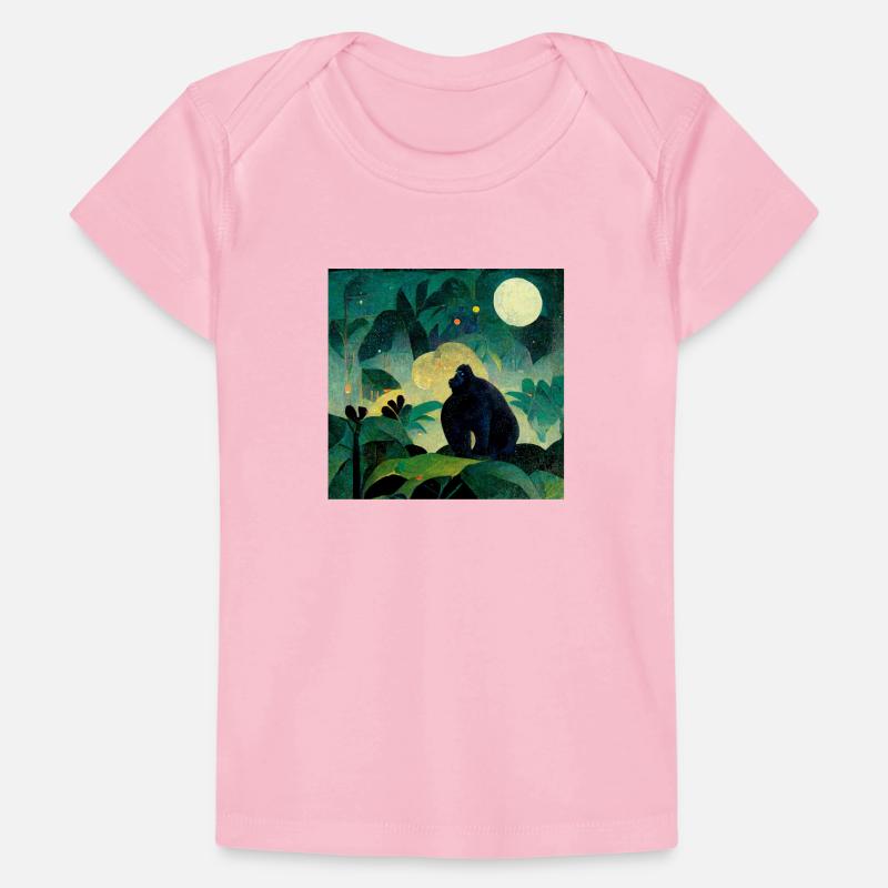 Gorille au clair de lune T-shirt Premium bébé bio