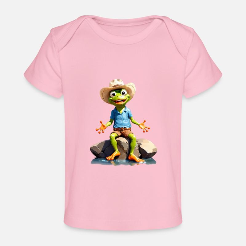 Garde forestier de rivière - T-shirt Premium bébé bio - rose clair