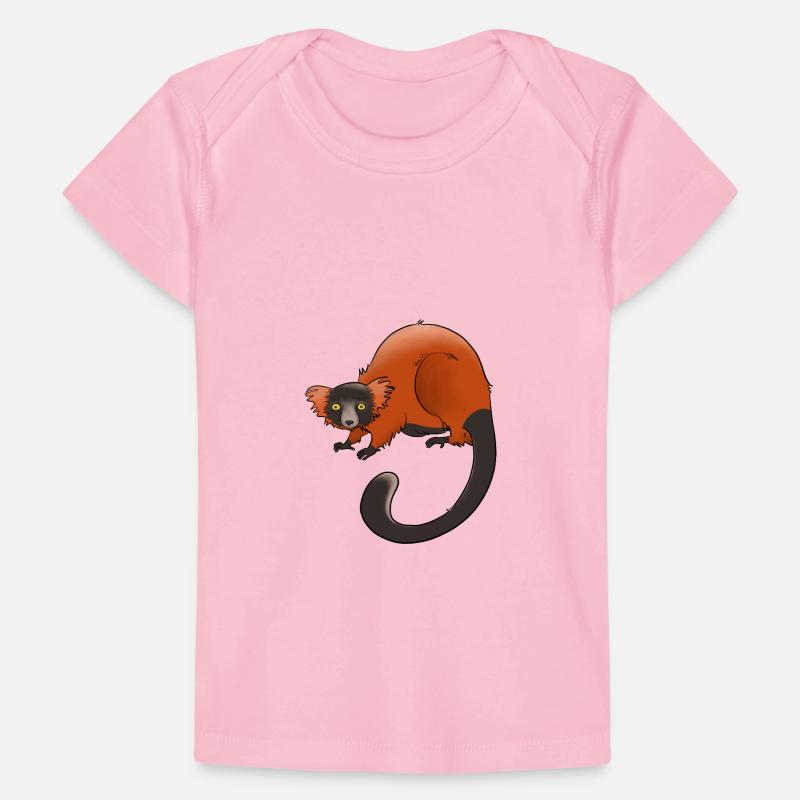 Rufous vari, Lemur oder nichts Baby Premium Organic T-Shirt