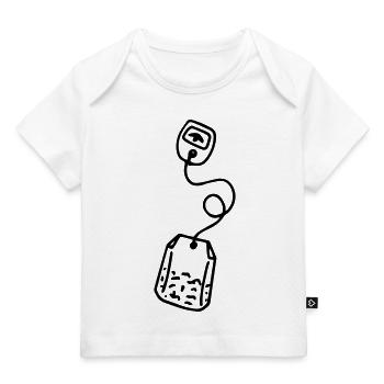 Sachets de thé Tasse de thé Buveur de thé Tea Tealover - T-shirt Premium bébé bio - rose clair - Devant