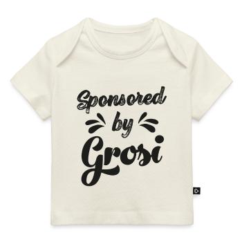 Sponsored by Grosi Schweizerdeutsch Oma - Baby Premium Organic T-Shirt - Hellrosa - Vorne