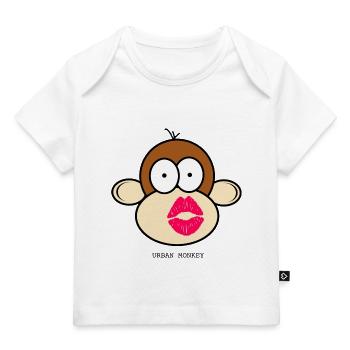 Kiss - Baby Premium Organic T-shirt - light pink - Front