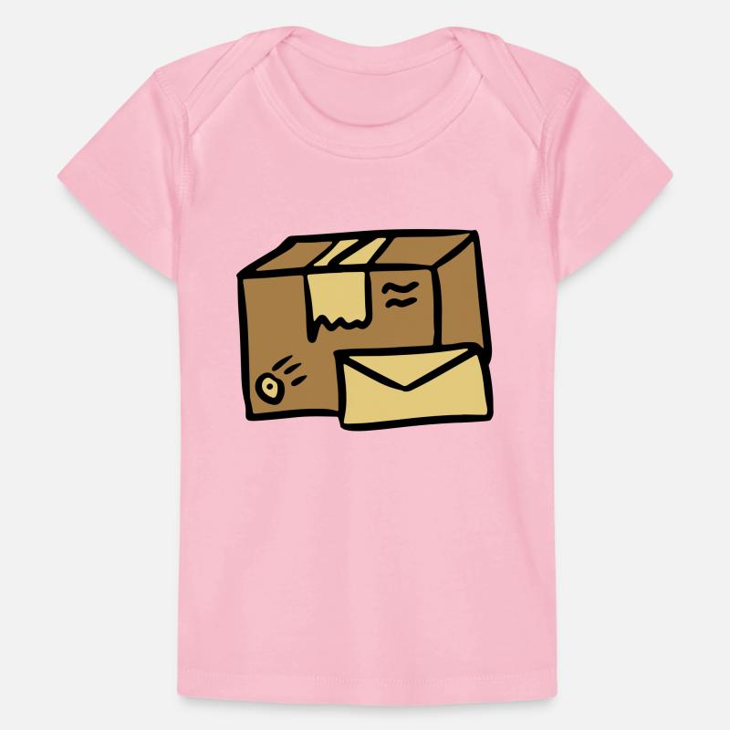 Poste mail Colis Lettre Distribution package letter T-shirt Premium bébé bio