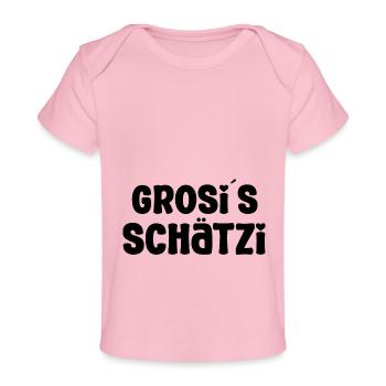 Grosis Schätzi Oma Schweiz Grosi Schweiz - Baby Premium Organic T-Shirt - Hellrosa - Vorne