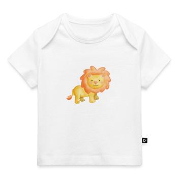 Lionceau - T-shirt Premium bébé bio - rose clair - Devant