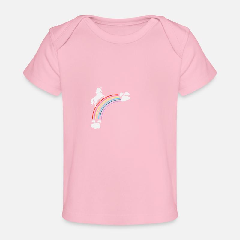 Unicorn - T-shirt Premium bébé bio - rose clair