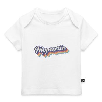 Nippeserin Retro · Veedel Köln-Nippes - Baby Premium Organic T-Shirt - Hellrosa - Vorne
