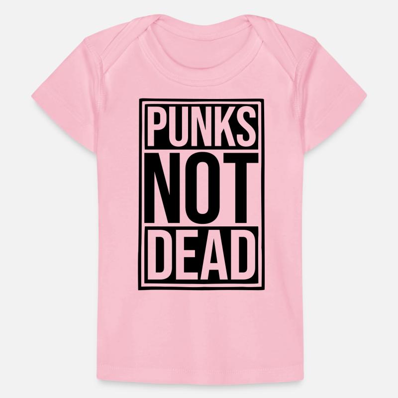 punks pas mort citation T-shirt Premium bébé bio