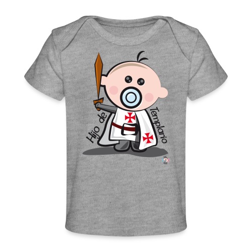 Hijo de templario - Camiseta orgánica para bebé