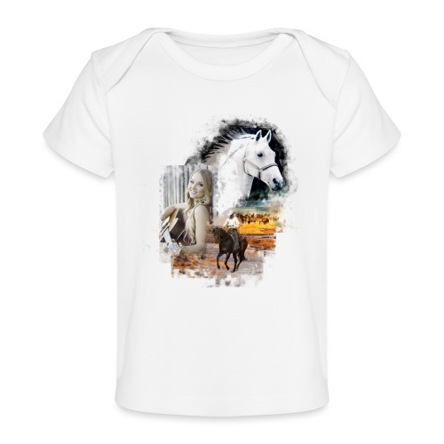 kl_linedance67 T-Shirts - Økologisk T-shirt til baby