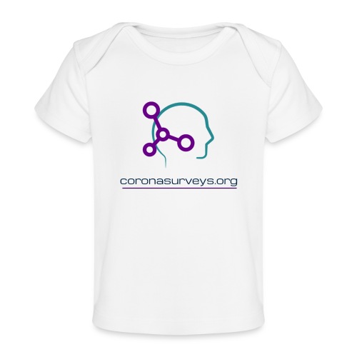 coronasruveys branded products - Camiseta orgánica para bebé
