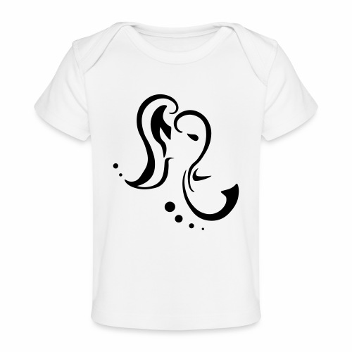 Elephant Tribal schlankes Design - Baby Bio-T-Shirt