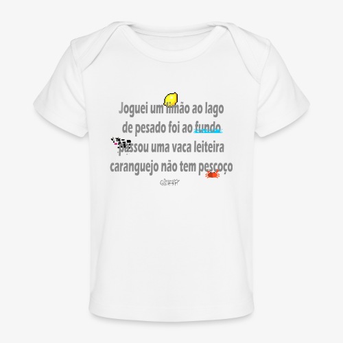 Versinho de infancia - Organic Baby T-Shirt