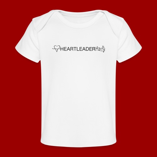 Heartleader Charity (schwarz/grau) - Baby Bio-T-Shirt