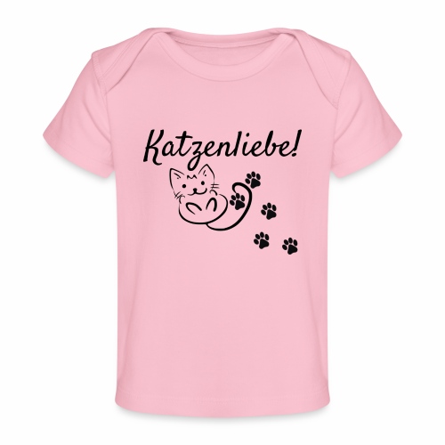 Katzenliebe - Baby Bio-T-Shirt