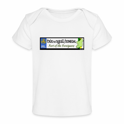 DONEGAL, IRELAND: licence plate tag style decal - Organic Baby T-Shirt