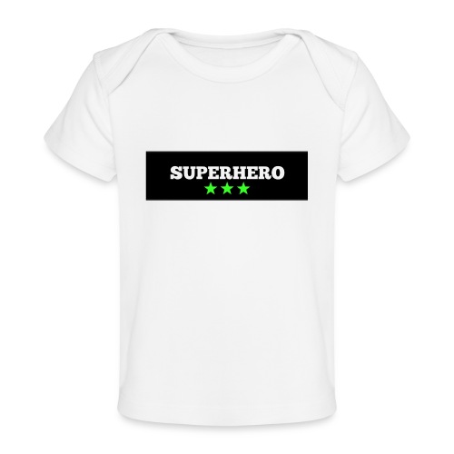 Lätzchen Superhero - Baby Bio-T-Shirt