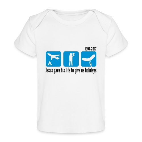 maennertag leffis spruch - Ekologiczna koszulka dla niemowląt