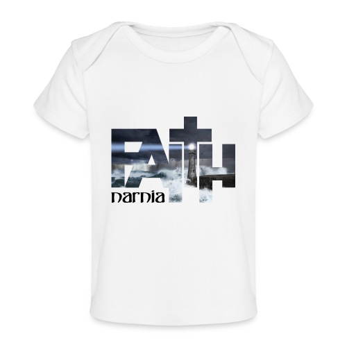 Narnia - Faith Mask - White - Organic Baby T-Shirt