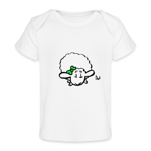 Baby Lamm (grön) - Ekologisk T-shirt baby