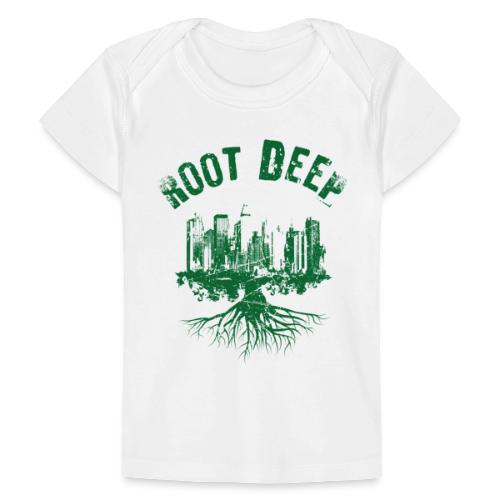 Root deep Urban grün - Baby Bio-T-Shirt
