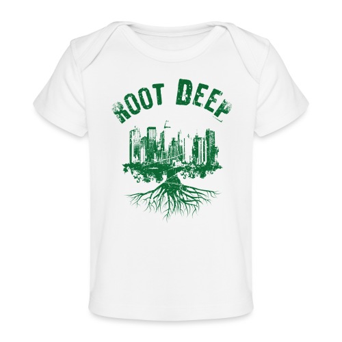 Root deep Urban grün - Baby Bio-T-Shirt
