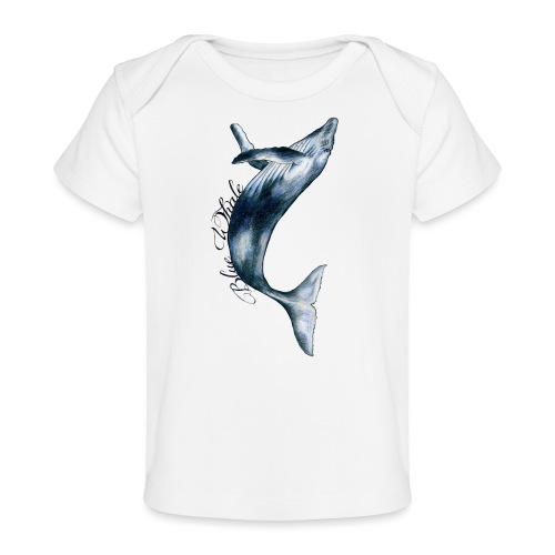 Blue Whale - Camiseta orgánica para bebé