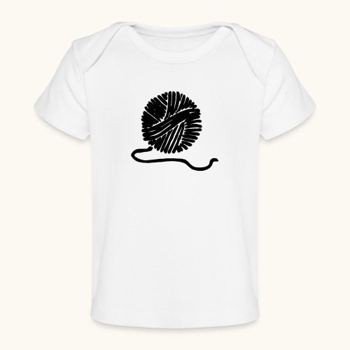 Farbe anpassbar Wollknäuel Vektor Lustig Geschenk - Ekologiczna koszulka dla niemowląt