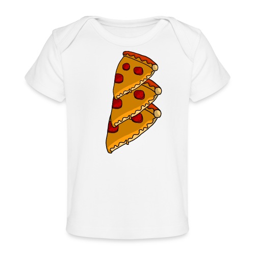 pizza - Økologisk T-shirt til baby