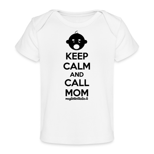 keep mom v - Maglietta ecologica per neonato