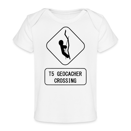 T5 Geocacher Crossing 4 - Baby Bio-T-Shirt