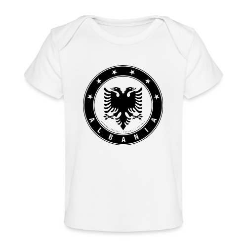 Patrioti Albania Black - Baby Bio-T-Shirt