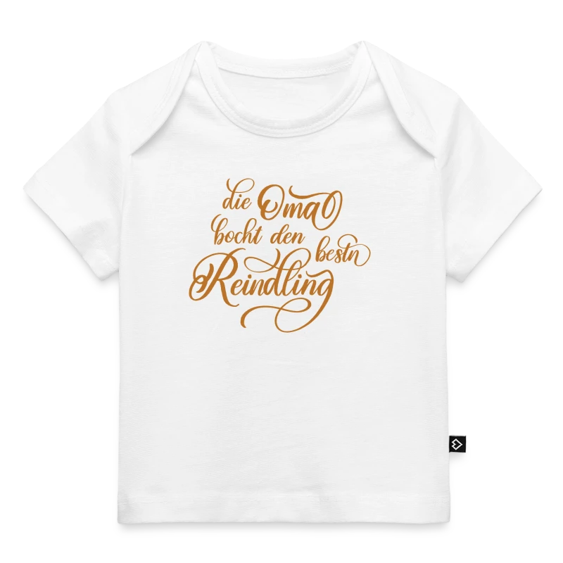 Die Oma backt den besten Reindling - Baby Bio-T-Shirt