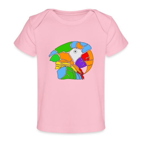 Pappagallo Arcobaleno - Maglietta ecologica per neonato