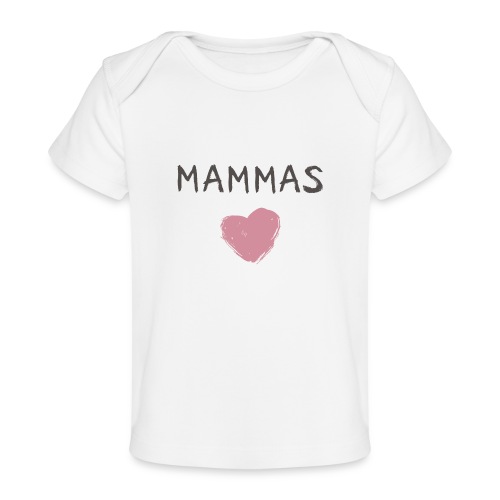 Mammas hjärta Rosa - Ekologisk T-shirt baby