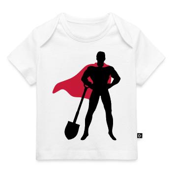 Held am Feld - Baby Premium Organic T-Shirt - Weiß - Vorne